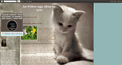 Desktop Screenshot of abuyognonwebpage.blogspot.com