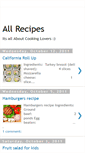 Mobile Screenshot of cookingchannelrecipes.blogspot.com