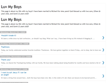 Tablet Screenshot of luvmymilliganboys.blogspot.com