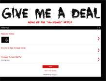 Tablet Screenshot of givemeadeal.blogspot.com