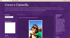 Desktop Screenshot of coccoecannella.blogspot.com