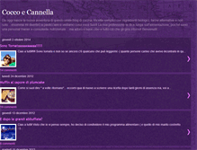 Tablet Screenshot of coccoecannella.blogspot.com