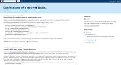 Desktop Screenshot of dotnetdudeconfesses.blogspot.com