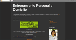 Desktop Screenshot of mientrenadorapersonal.blogspot.com