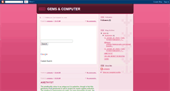 Desktop Screenshot of gemscomputer.blogspot.com