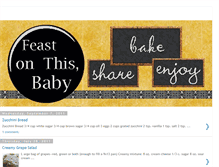 Tablet Screenshot of feastonthisbaby.blogspot.com