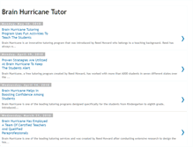 Tablet Screenshot of brainhurricanetutor.blogspot.com