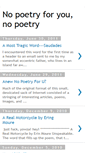 Mobile Screenshot of nopoetryforyou.blogspot.com