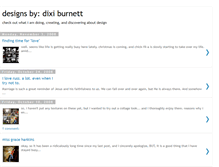 Tablet Screenshot of designsbydixiburnett.blogspot.com