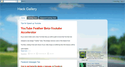 Desktop Screenshot of hackgallerytips.blogspot.com