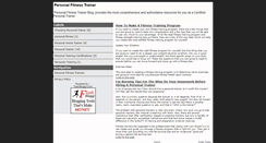 Desktop Screenshot of personal-fitness-trainers.blogspot.com