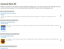 Tablet Screenshot of centralparknc.blogspot.com