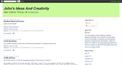 Desktop Screenshot of johnideas.blogspot.com