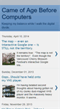 Mobile Screenshot of cameofagebeforecomputers.blogspot.com