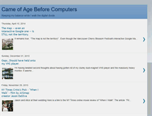 Tablet Screenshot of cameofagebeforecomputers.blogspot.com
