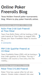 Mobile Screenshot of freerollinpoker.blogspot.com
