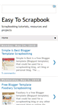 Mobile Screenshot of easytoscrapbook.blogspot.com