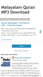 Mobile Screenshot of malayalamquranmp3.blogspot.com