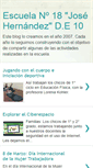 Mobile Screenshot of escuela18de10.blogspot.com