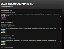 Tablet Screenshot of clubciclistaguadassuar.blogspot.com