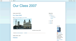 Desktop Screenshot of ourclass07.blogspot.com