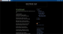Desktop Screenshot of doctrineday.blogspot.com