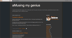 Desktop Screenshot of amusinggenius.blogspot.com