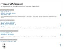 Tablet Screenshot of freedomsphilosopher.blogspot.com