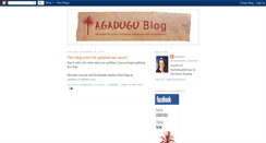 Desktop Screenshot of agadugu.blogspot.com