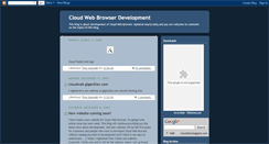 Desktop Screenshot of clouddev.blogspot.com