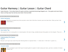 Tablet Screenshot of guitarharmonystrings.blogspot.com