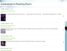 Tablet Screenshot of juliababyjenreadingroom.blogspot.com