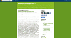 Desktop Screenshot of biologieolympiade2010.blogspot.com