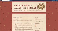 Desktop Screenshot of myrtlebeachvacationrentals.blogspot.com