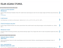 Tablet Screenshot of islamsyumul.blogspot.com