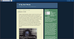 Desktop Screenshot of bibleinmyownwords.blogspot.com