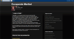 Desktop Screenshot of escaparateaidel.blogspot.com