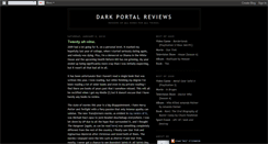 Desktop Screenshot of darkportalreviews.blogspot.com