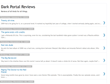 Tablet Screenshot of darkportalreviews.blogspot.com