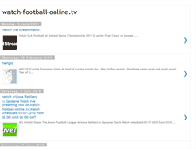 Tablet Screenshot of gazi-watch-football-onlinetv.blogspot.com
