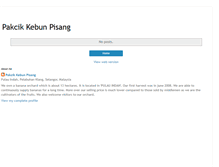 Tablet Screenshot of pakcikkebunpisang.blogspot.com