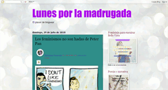Desktop Screenshot of lunesporlamadrugada.blogspot.com