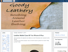 Tablet Screenshot of goodyleathery.blogspot.com