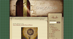 Desktop Screenshot of graceandmiracles.blogspot.com