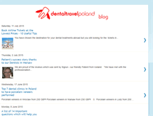 Tablet Screenshot of dentaltravelpoland.blogspot.com