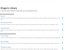 Tablet Screenshot of dragonslibrary.blogspot.com