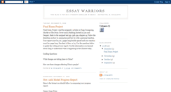 Desktop Screenshot of essaywarriors.blogspot.com