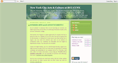 Desktop Screenshot of nyc-arts-culture.blogspot.com