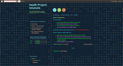 Desktop Screenshot of healthproject-inhalants.blogspot.com