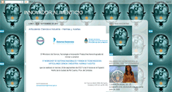 Desktop Screenshot of innovadoralimenticio.blogspot.com